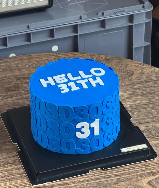 ins高级蓝蛋糕 on （数字可换） 商品图0