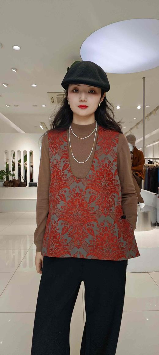 686039春上新 大U领国风马甲 商品图6