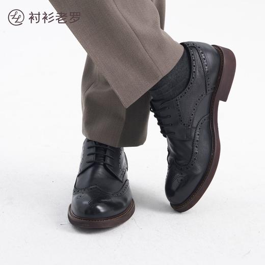 【总裁约会】真牛皮3D雕刻布洛克皮鞋257Y7S306N[门店专款] 商品图0