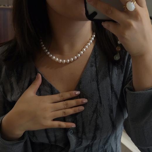 【资深玩家建议入手】【孤品】akoya串珠项链 8.3-8.5mm 吉尔德Noble 五颗星 最高等级 珍珠项链 新年礼物 情人节礼物 送妈妈 商品图0