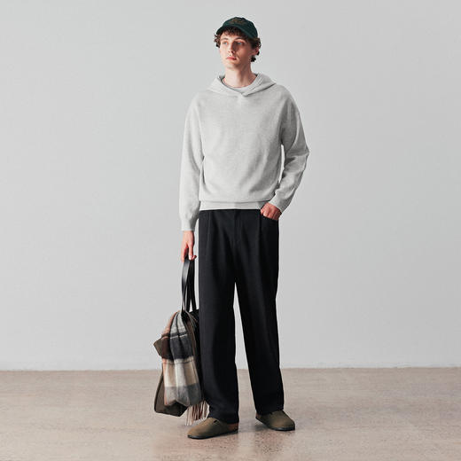 可机洗远红外保暖针织连帽衫 商品图4