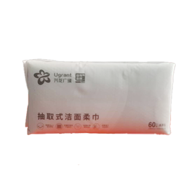 兴龙广缘牌60片抽取式洁面柔巾