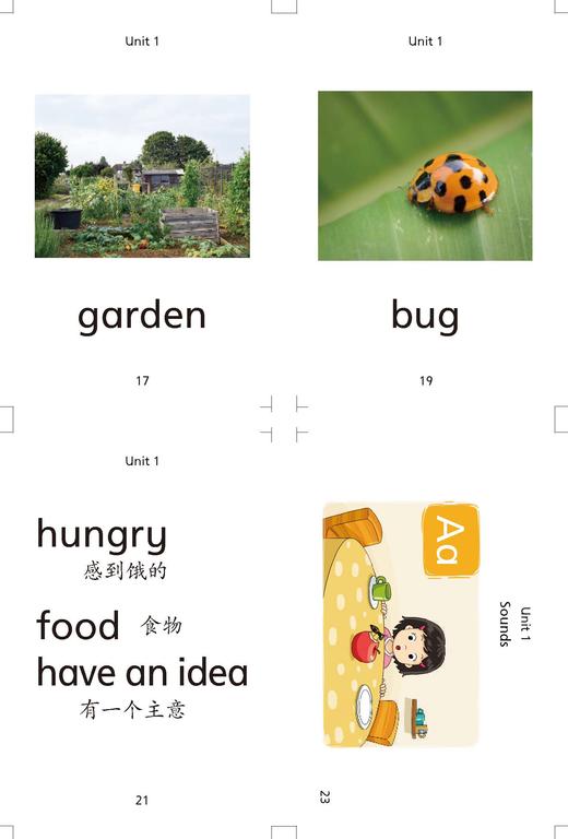 英语口语交际 生词图片卡（学生用）一年级下册【全国新教材】 商品图3