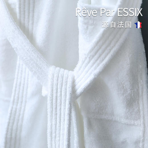 【Rêve par Essix】【VENEZIA】【UNIS AQUA】浴袍多色-（威尼斯混色/尖顶风帽水涧系列白色） 商品图2