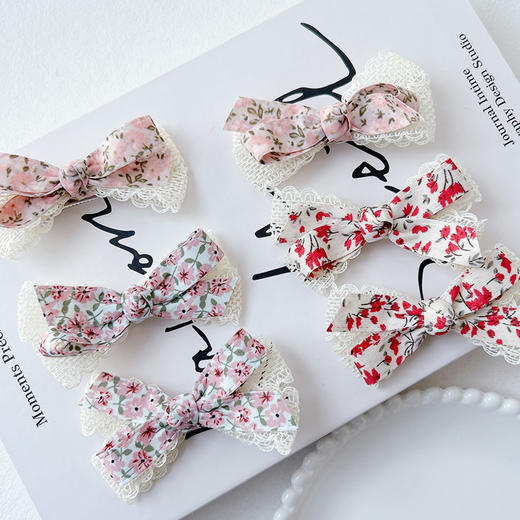 法式蕾丝碎花边夹发夹-纪念日百货门店同款169256706 商品图0