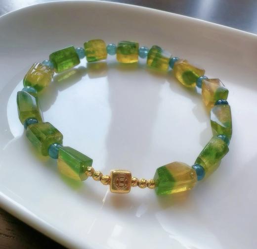 单圈碧玺原石手链 商品图3