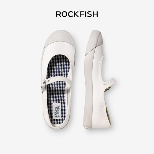 Rockfish 719防泼水玛丽珍帆布单鞋 商品图0
