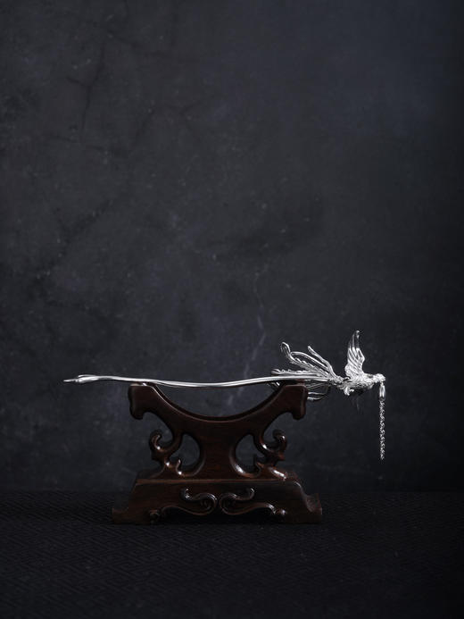 子佩集【凤华九州】银S990发簪【V063】凤凰2602 商品图4