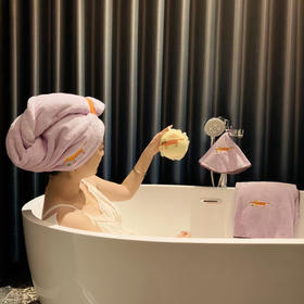 Scion小狐狸手帕巾/干发帽/浴巾|沐浴 好物干爽速吸，省下大半洗澡/吹 发时间