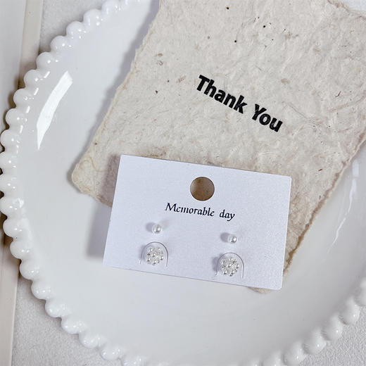精致百搭小耳钉套装耳环-纪念日百货门店同款169895217 商品图3