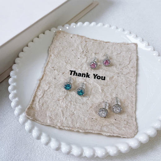 炫彩玫瑰烟花银针耳环-纪念日百货门店同款169595345 商品图2