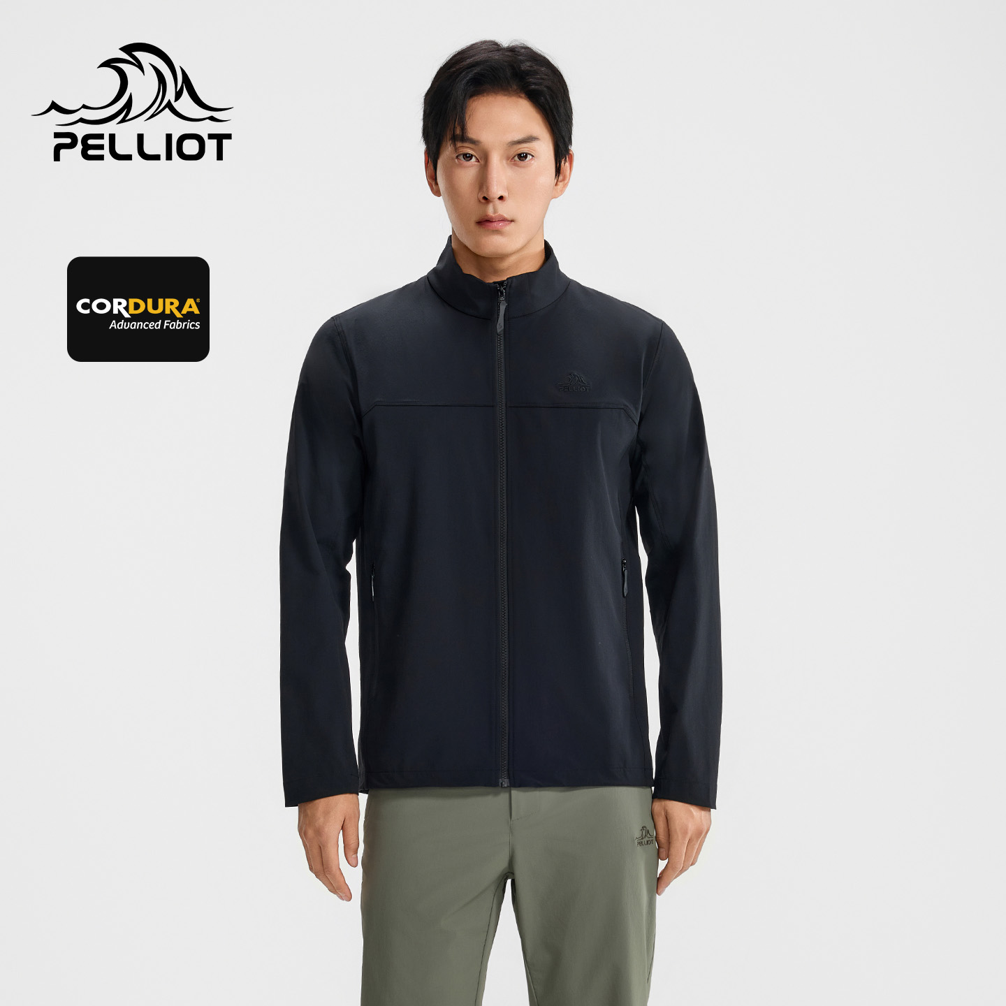 【P系列】伯希和户外软壳衣男26新款CORDURA耐磨立领防风徒步外套