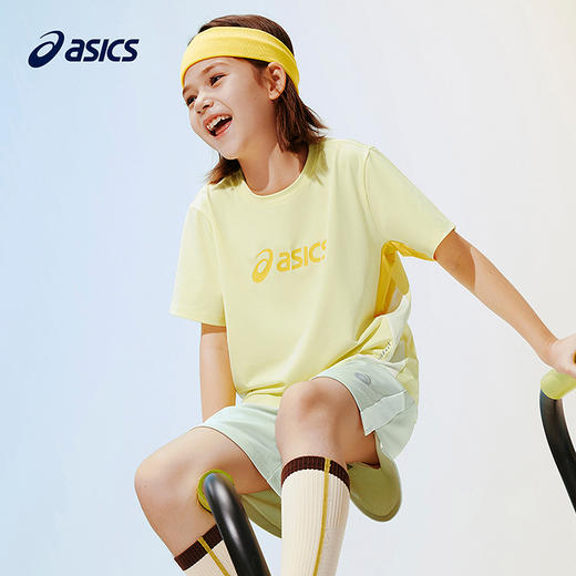 ASICS/亚瑟士儿童26年夏季新款弹力运动圆领T恤吸湿速干舒适百搭 商品图3