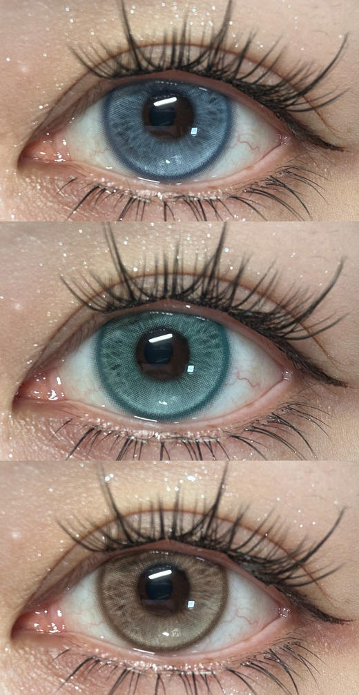 chocoing月抛 冰感电流 蓝/绿野乐章 绿/琉璃黄昏 棕 14.5mm 商品图0