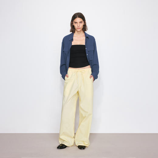 NUTH“冰淇淋”抽绳松紧腰宽松直筒休闲裤女（发货/预售时间同步天猫） 商品图2