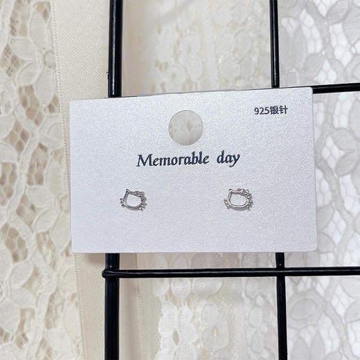 小猫镂空银针耳钉-纪念日百货门店同款169698782 商品图3