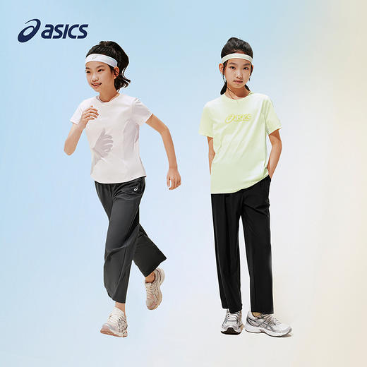 ASICS/亚瑟士26年女童吸湿速干轻薄针织防蚊裤宽松直筒舒适弹力 商品图4