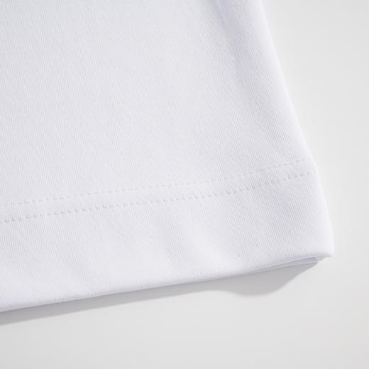 中性款纯棉刺绣短袖T恤he011 商品图2