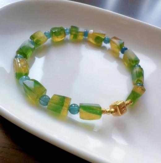 单圈碧玺原石手链 商品图4