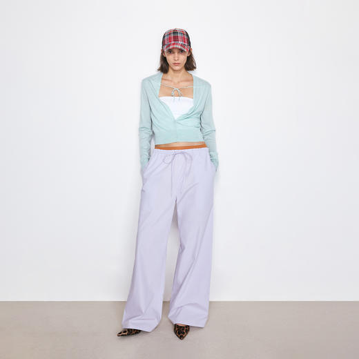 NUTH“冰淇淋”抽绳松紧腰宽松直筒休闲裤女（发货/预售时间同步天猫） 商品图4