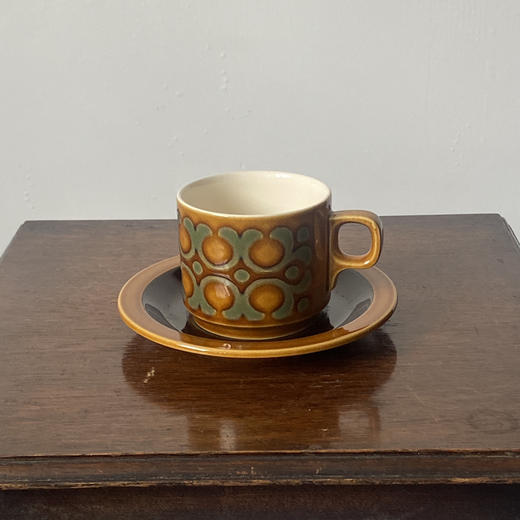 英国1970s Hornsea Bronte咖啡杯碟 商品图0
