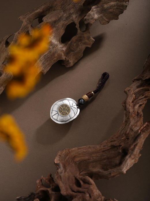 子佩集【富甲天下】银S999钥匙扣【BX0200066】小摆件长寿龟富甲天下克转动2602 商品图3