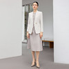 IWY/米色轻奢优雅风一粒扣米白色西装外套女职业正装高级感气质教师连衣裙工作服25CQ921 商品缩略图4