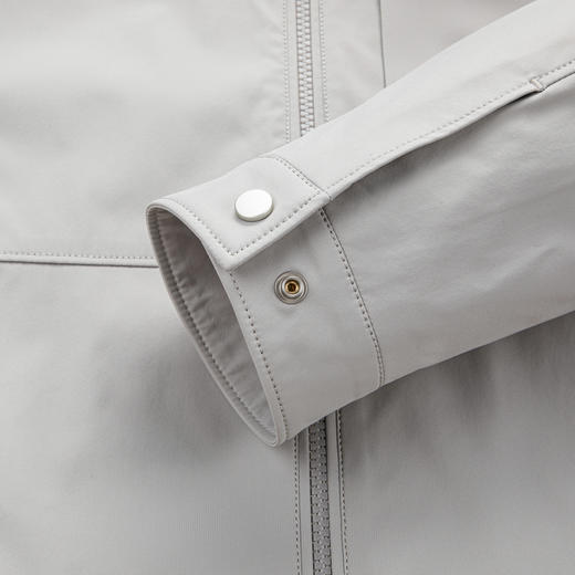 【易打理】圣得西简约翻领夹克男2026春季新款韩系拉链开衫外套 商品图12