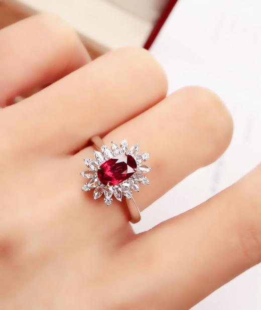 1克拉红宝石戒指 商品图4