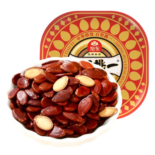 旭东大片五香味红瓜子铁罐装百里挑一红皮瓜子喜庆年货新货零食 商品图1