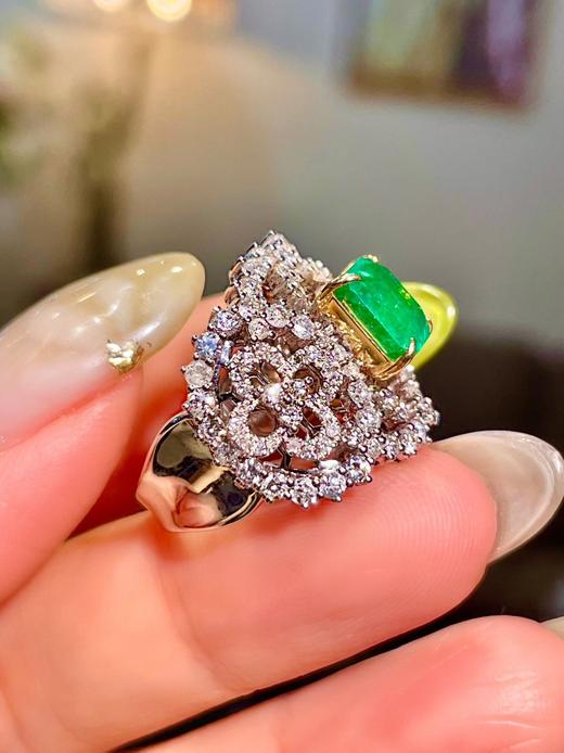 2.08克拉祖母绿戒指 商品图4