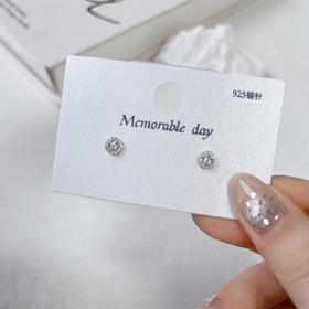 银针气质小巧耳钉-纪念日百货门店同款169698766