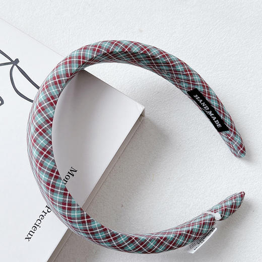 韩版布艺格纹侧饰发箍-纪念日百货门店同款169393532 商品图2