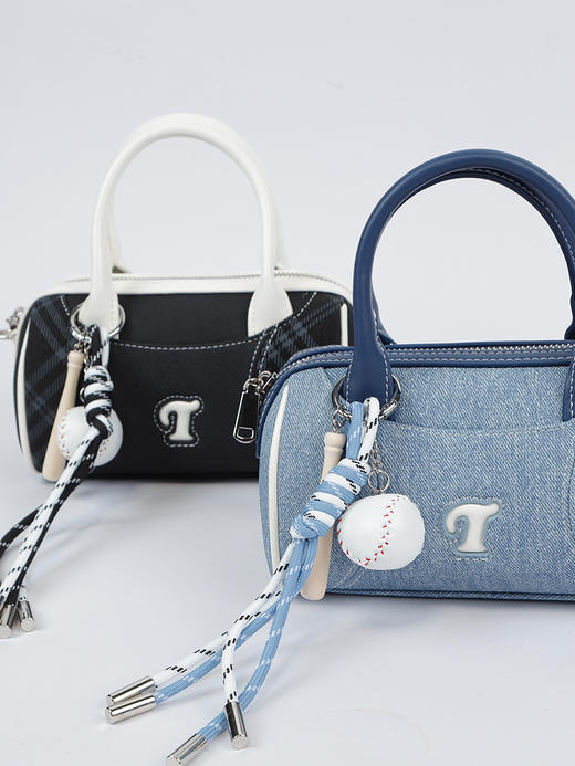 质感时装牛仔元素波士顿斜挎包-纪念日百货门店同款169263666 商品图0