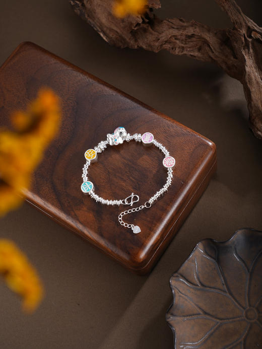 子佩集【‌‌福马萌动】银S999手串手链【SC001725】平安喜乐小马2602 商品图4