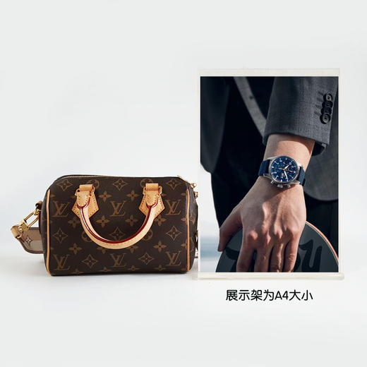 【95新】LV路易威登Speedy系列M46222老花奶茶色肩带Speedy 20手提单肩包女士090226NJS05 商品图9