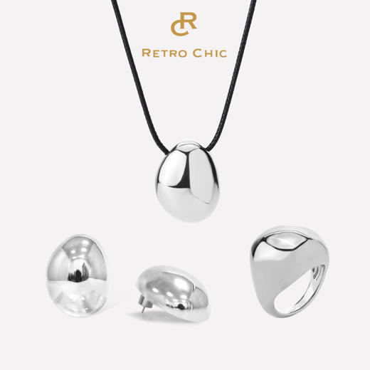 Mordern Art 现代艺术时期 | 星月圆形金/银色三件套 商品图1