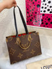 LV on the go 老花 中号 单肩包 商品缩略图0