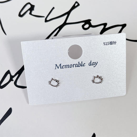 小猫镂空银针耳钉-纪念日百货门店同款169698782 商品图4