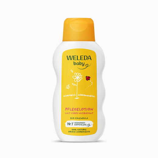 【品牌旗舰】Weleda维蕾德 金盏花婴儿润肤乳液 200ml/瓶 商品图3