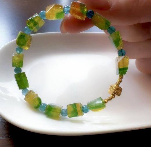 单圈碧玺原石手链 商品图7