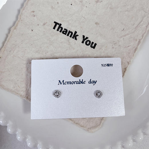 银针气质小巧耳钉-纪念日百货门店同款169698766 商品图3