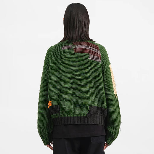 YMC ATOMIC CARDIGAN 女装手织拼接毛衣开衫 商品图2