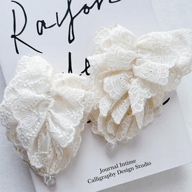 甜美风花边蕾丝香蕉夹发夹-纪念日百货门店同款169256765