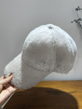 年后发 亏清无退换 纯圆正 小禾 针织羊剪毛 棒球帽 泰迪鸭舌帽