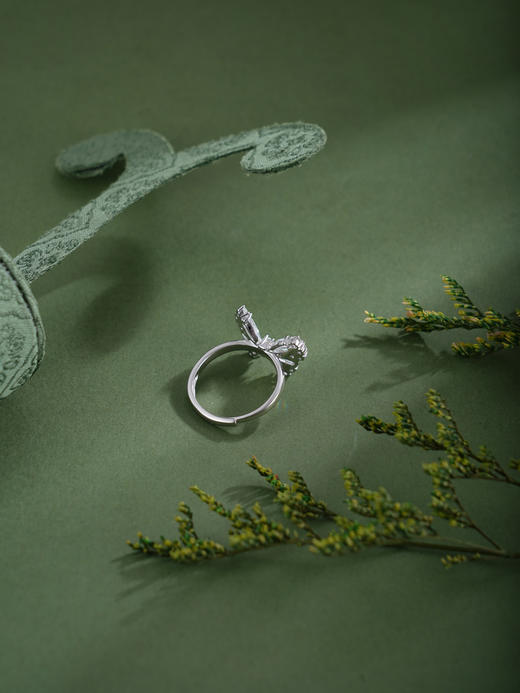 子佩集【翩跹雪蝶】银S925戒指【JL070944】时尚蝴蝶时尚2602 商品图6