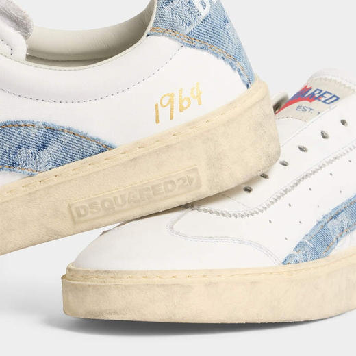 DSQUARED2 男士字母徽标标签休闲运动鞋 混色 SNM0471 11508754 M4238 商品图3