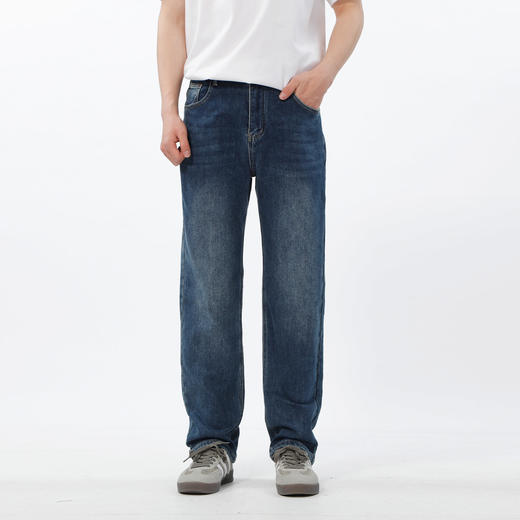 基础小直筒植绒牛仔裤子-纪念日百货门店同款168994969 商品图0