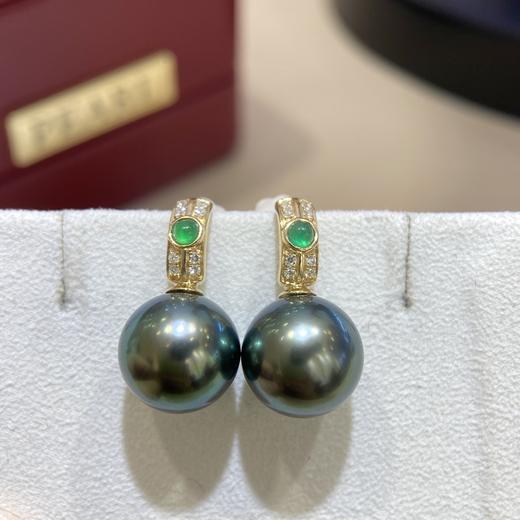 10-11mm大溪地珍珠耳坠 商品图3