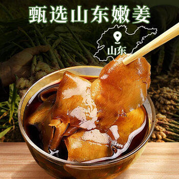 川珍醋泡姜400g 泡菜酱腌菜 嫩姜即食泡生姜片下饭菜佐餐酸咸味 /粮油调味 /调味品 /榨菜/酱腌菜 商品图0